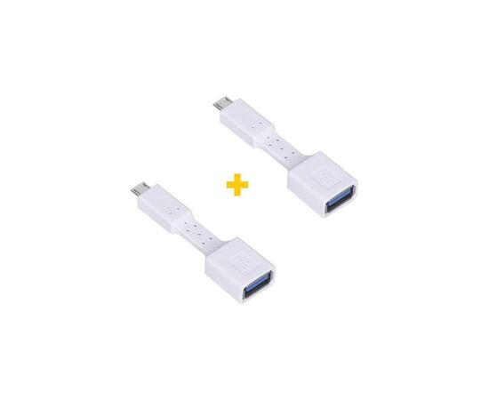 Переходник USB to MicroUSB AC-110 2 pcs XoKo (XK-AC110-WH2)