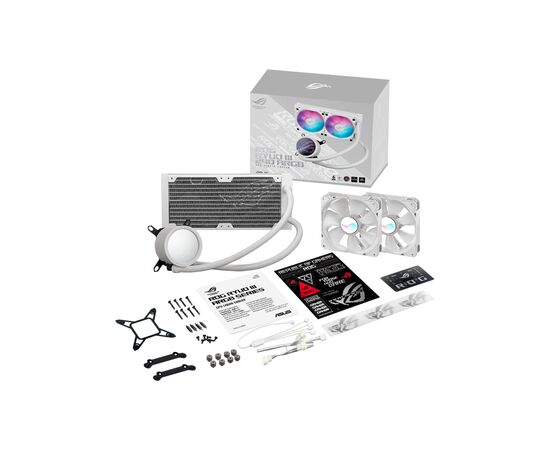 Система водного охлаждения ASUS ROG-RYUO-III-240-ARGB-WHT (90RC00J2-M0UAY0), изображение 6 Система водного охлаждения ASUS ROG-RYUO-III-240-ARGB-WHT (90RC00J2-M0UAY0), изображение 6