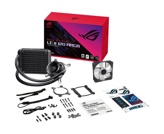 Система водного охлаждения ASUS ROG-STRIX-LC-120 (90RC0050-M0UAY0), изображение 6 Система водного охлаждения ASUS ROG-STRIX-LC-120 (90RC0050-M0UAY0), изображение 6