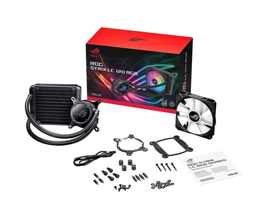 Система водного охлаждения ASUS ROG-STRIX-LC-120 RGB (90RC0051-M0UAY0), изображение 4 Система водного охлаждения ASUS ROG-STRIX-LC-120 RGB (90RC0051-M0UAY0), изображение 4