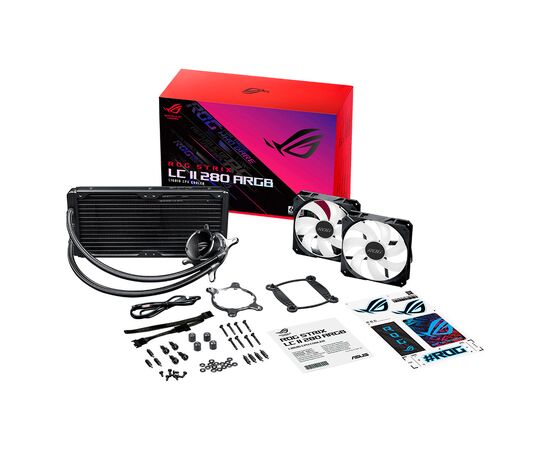 Система водного охлаждения ASUS ROG-STRIX-LC-II-280 ARGB (90RC00C1-M0UAY0), изображение 8 Система водного охлаждения ASUS ROG-STRIX-LC-II-280 ARGB (90RC00C1-M0UAY0), изображение 8