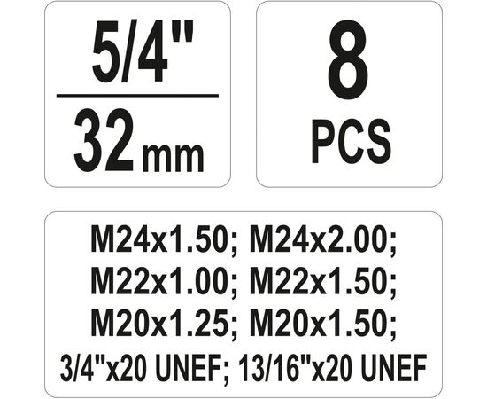 Набор инструментов Yato для ремонта резьбы на болтах YT-17695 (YT-17695), изображение 5 Набор инструментов Yato для ремонта резьбы на болтах YT-17695 (YT-17695), изображение 5