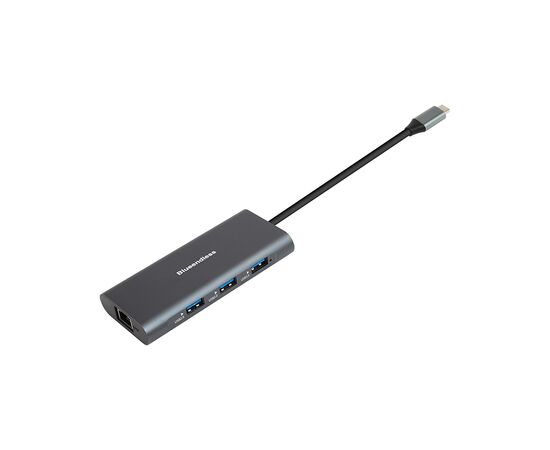 Концентратор PowerPlant USB-C to 2xUSB 3.0, 1xUSB 2.0, 1xType-C (PD), HDMI, SD, RJ45 (CA913497), изображение 4 Концентратор PowerPlant USB-C to 2xUSB 3.0, 1xUSB 2.0, 1xType-C (PD), HDMI, SD, RJ45 (CA913497), изображение 4