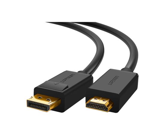 Кабель мультимедійний DisplayPort M to HDMI 2.0m v1.4, DP101 Ugreen (10202)