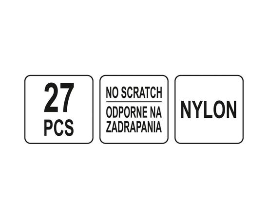 Набір інструментів Yato знімачів пластикових 27 шт. (YT-08443), зображення 5 Набір інструментів Yato знімачів пластикових 27 шт. (YT-08443), зображення 5