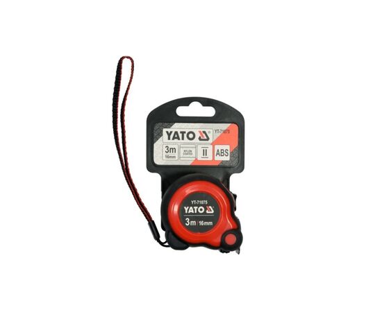 Рулетка Yato 3м х 16мм (YT-71075), зображення 3 Рулетка Yato 3м х 16мм (YT-71075), зображення 3