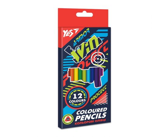 Карандаши цветные Yes Blaster 12 цветов (290657)