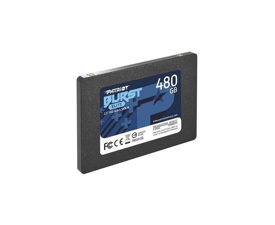 Накопитель SSD Patriot 2.5" 480GB Burst Elite (PBE480GS25SSDR), изображение 2
