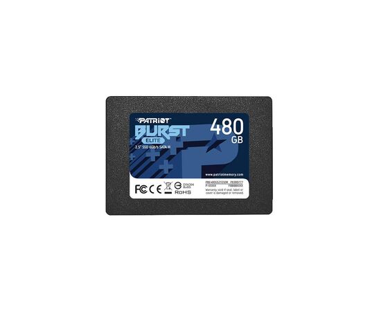 Накопитель SSD Patriot 2.5" 480GB Burst Elite (PBE480GS25SSDR)