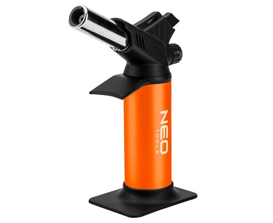 Газовый паяльник Neo Tools пьезоподжиг, 1200°C, объем 12.6г, 0.286кг (19-905)