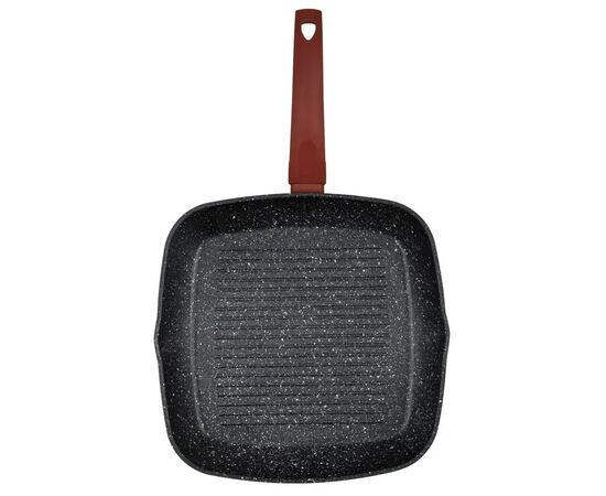 Сковорода Pepper Grill "Cherry" Lava-Stone 28 x 28 cм (PR-2110-28), зображення 2 Сковорода Pepper Grill "Cherry" Lava-Stone 28 x 28 cм (PR-2110-28), зображення 2