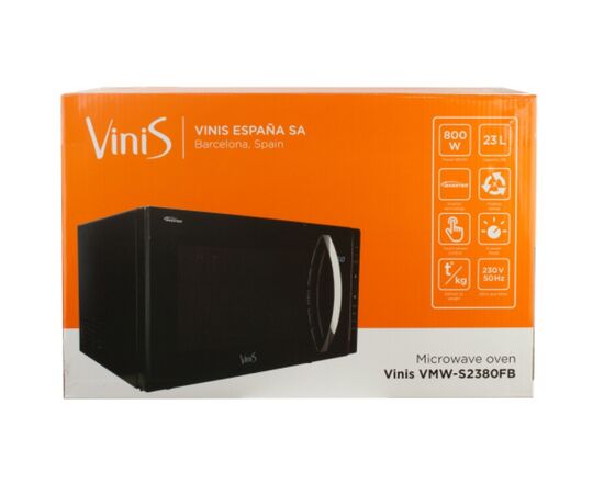Микроволновая печь Vinis VMW-S2380FB, изображение 7 Микроволновая печь Vinis VMW-S2380FB, изображение 7