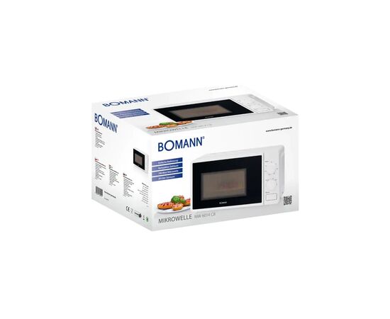 Микроволновая печь Bomann MW 6014 CB white (MW6014CB white), изображение 2 Микроволновая печь Bomann MW 6014 CB white (MW6014CB white), изображение 2