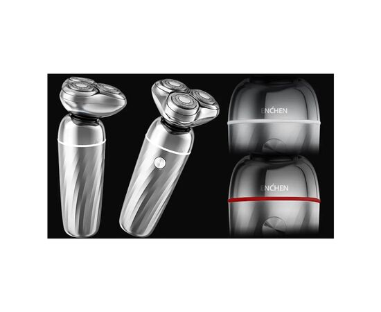 Электробритва Xiaomi Enchen Rotary Shaver X7 Silver, изображение 5 Электробритва Xiaomi Enchen Rotary Shaver X7 Silver, изображение 5