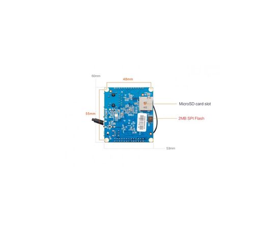 Промышленный ПК Orange Pi Zero2 H616,1GB RAM, WIFI, Bluetooth,Ethernet,Micro HDMI,3xUSB (RD057), изображение 2 Промышленный ПК Orange Pi Zero2 H616,1GB RAM, WIFI, Bluetooth,Ethernet,Micro HDMI,3xUSB (RD057), изображение 2