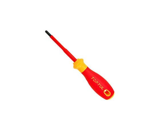 Отвертка Toptul шлицевая изолированная PH/FL2x100мм (1000V) VDE Pro-Plus (FYEF0210V4)
