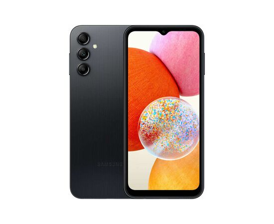 Мобільний телефон Samsung Galaxy A14 LTE 4/64Gb Black (SM-A145FZKUSEK)