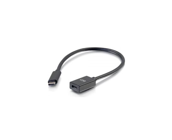 Дата кабель USB-C F to 3.1 USB-C M 3.1 Gen2 0.3m 510Gbps C2G (CG88657)