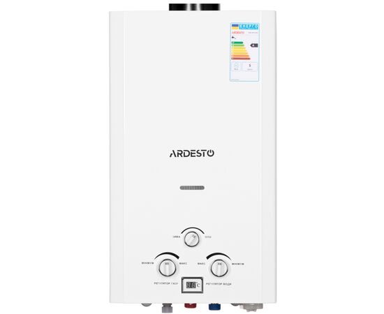 Проточный водонагреватель Ardesto TFGBH-10B-X1-WHITE, изображение 2 Проточный водонагреватель Ardesto TFGBH-10B-X1-WHITE, изображение 2