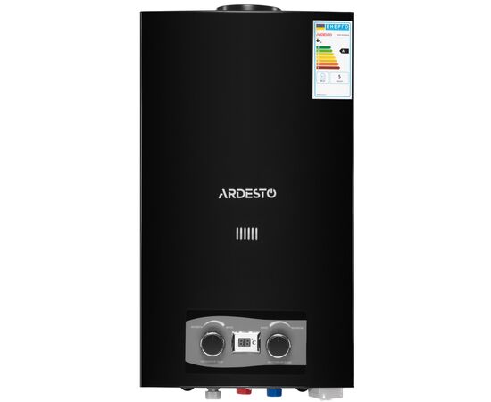 Проточний водонагрівач Ardesto TFGBH-10B-X2-BLACK, зображення 2 Проточний водонагрівач Ardesto TFGBH-10B-X2-BLACK, зображення 2