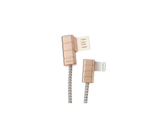 Дата кабель USB 2.0 AM to Lightning 1.0m Gallop Gold 2.4A iKAKU (YT-iK/GA-LG)