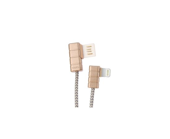 Дата кабель USB 2.0 AM to Lightning 1.0m Gallop Rose-Gold 2.4A iKAKU (YT-iK/GA-LRG)