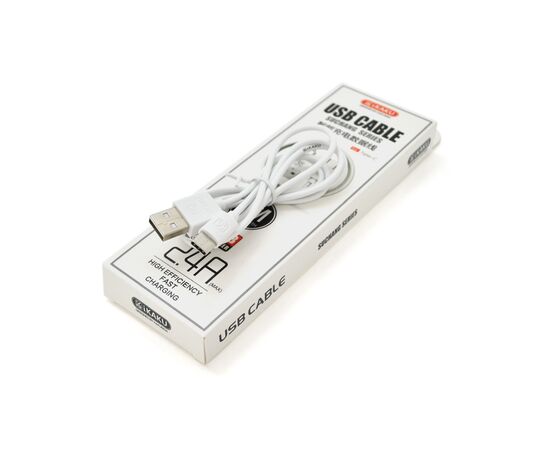 Дата кабель USB 2.0 AM to Lightning 1.0m KSC-060 SUCHANG White 2.4А iKAKU (KSC-060-L)