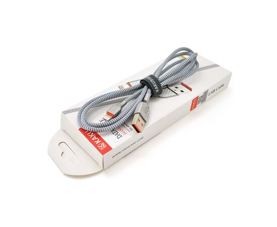 Дата кабель USB 2.0 AM to Lightning 1.2m KSC-188 DIANYA Gray 3.2А iKAKU (KSC-188-L)