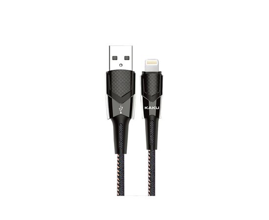 Дата кабель USB 2.0 AM to Lightning 1.2m KSC-192 GEDIAO Black 3.2А iKAKU (KSC-192-L)