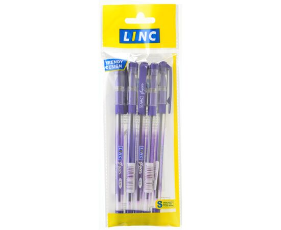 Ручка шариковая LINC Glyser 0,7 мм фиолетовая (410973), изображение 2 Ручка шариковая LINC Glyser 0,7 мм фиолетовая (410973), изображение 2