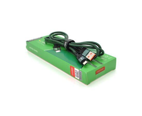 Дата кабель USB 2.0 AM to Micro 5P 1.2m KSC-458 JINTENG Green iKAKU (KSC-458-G-M)