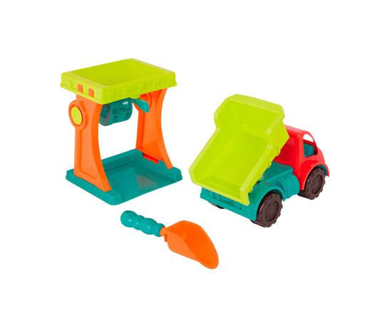 Игрушка для песка Battat Песочная мельница с машинкой и лопаткой (BX2198Z), изображение 2 Игрушка для песка Battat Песочная мельница с машинкой и лопаткой (BX2198Z), изображение 2