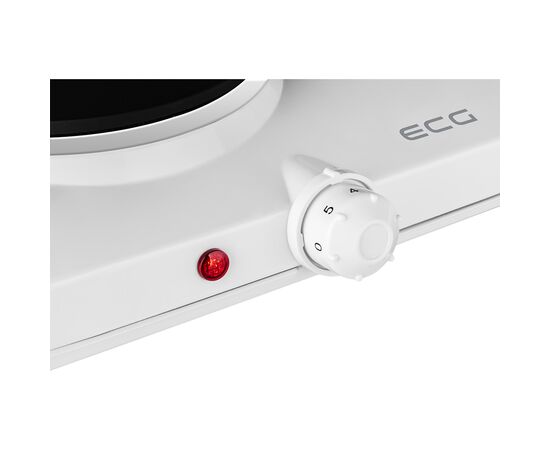 Настольная плита ECG EV 2512 White, изображение 4 Настольная плита ECG EV 2512 White, изображение 4