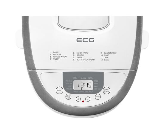 Хлебопечка ECG PCB 82120 (РН014194), изображение 4 Хлебопечка ECG PCB 82120 (РН014194), изображение 4