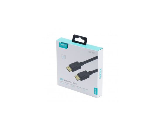 Кабель мультимедийный Display Port to Display Port 2.0m V1.4 8K 60Hz Choetech (XDD01-BK), изображение 10 Кабель мультимедийный Display Port to Display Port 2.0m V1.4 8K 60Hz Choetech (XDD01-BK), изображение 10