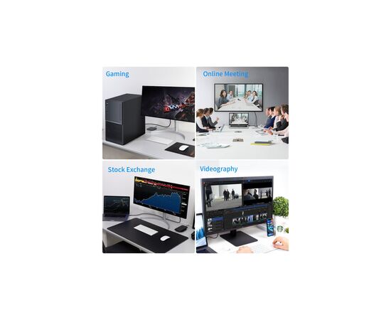 Кабель мультимедийный Display Port to Display Port 2.0m V1.4 8K 60Hz Choetech (XDD01-BK), изображение 9 Кабель мультимедийный Display Port to Display Port 2.0m V1.4 8K 60Hz Choetech (XDD01-BK), изображение 9