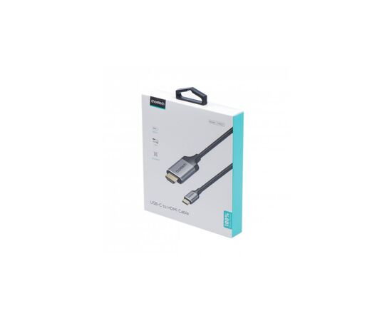 Кабель мультимедийный USB-C to HDMI 1.8m 4K 60Hz Choetech (CH0021-BK), изображение 11 Кабель мультимедийный USB-C to HDMI 1.8m 4K 60Hz Choetech (CH0021-BK), изображение 11