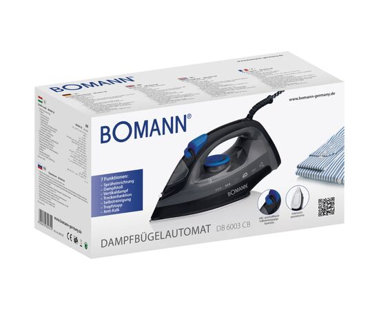 Утюг Bomann DB 6003 CB (DB6003CB), изображение 4 Утюг Bomann DB 6003 CB (DB6003CB), изображение 4