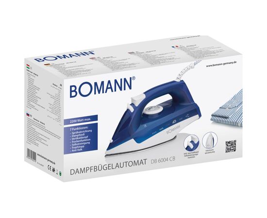 Утюг Bomann DB 6004 CB (DB6004CB), изображение 4 Утюг Bomann DB 6004 CB (DB6004CB), изображение 4