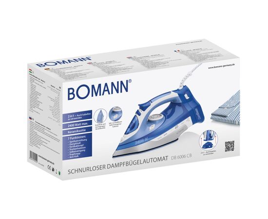 Праска Bomann DB 6006 CB (DB6006CB), зображення 6 Праска Bomann DB 6006 CB (DB6006CB), зображення 6