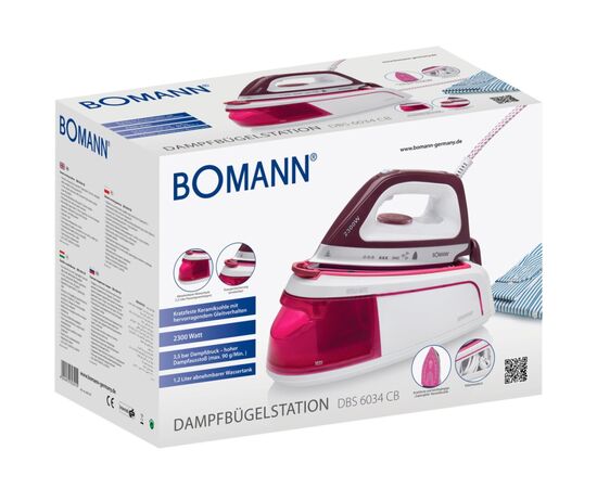 Утюг Bomann DBS 6034 CB (DBS6034CB), изображение 5 Утюг Bomann DBS 6034 CB (DBS6034CB), изображение 5