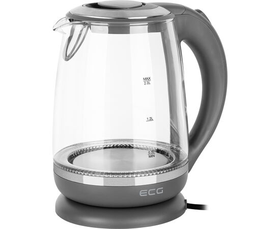 Электрочайник ECG RK 2020 Grey Glass (RK2020 Grey Glass), изображение 2 Электрочайник ECG RK 2020 Grey Glass (RK2020 Grey Glass), изображение 2