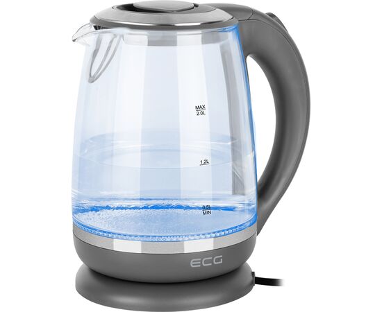 Электрочайник ECG RK 2020 Grey Glass (RK2020 Grey Glass), изображение 3 Электрочайник ECG RK 2020 Grey Glass (RK2020 Grey Glass), изображение 3