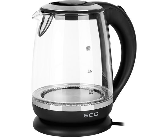 Электрочайник ECG RK 2080 Glass, изображение 3 Электрочайник ECG RK 2080 Glass, изображение 3