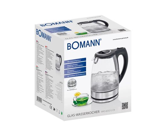Электрочайник Bomann WKS 6032 G CB (WKS6032GCB), изображение 4 Электрочайник Bomann WKS 6032 G CB (WKS6032GCB), изображение 4