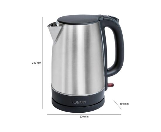 Электрочайник Bomann WKS 6043 CB (WKS6043CB), изображение 2 Электрочайник Bomann WKS 6043 CB (WKS6043CB), изображение 2