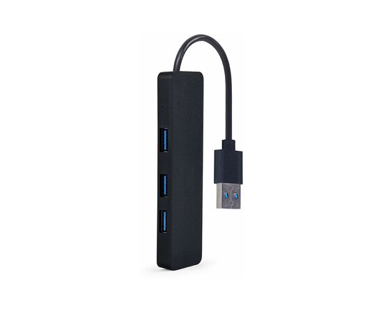 Концентратор Gembird USB 3.0 4 ports black (UHB-U3P4-04), изображение 2 Концентратор Gembird USB 3.0 4 ports black (UHB-U3P4-04), изображение 2
