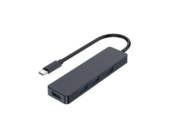 Концентратор Gembird USB-C UHB-U3P4-01 4 ports USB 3.1 (UHB-CM-U3P4-01)