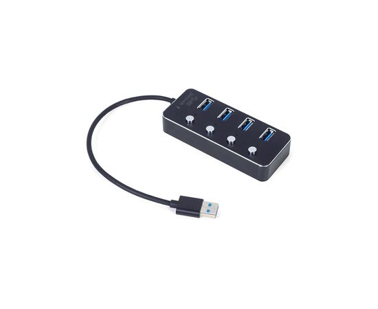 Концентратор Gembird USB 3.0 4 ports switch black (UHB-U3P4P-01)