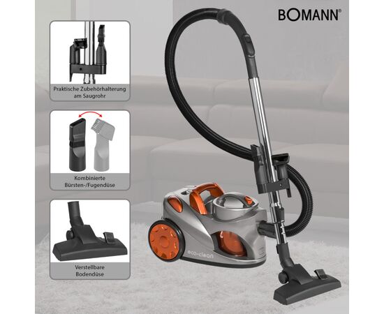 Пылесос Bomann BS 9018 CB N, изображение 9 Пылесос Bomann BS 9018 CB N, изображение 9